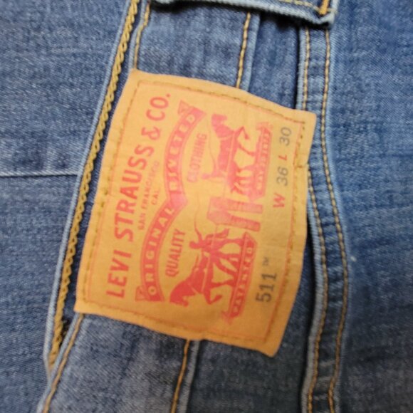 LEVI'S 511 Jeans W36 L30 Men's - Picture 7 of 9